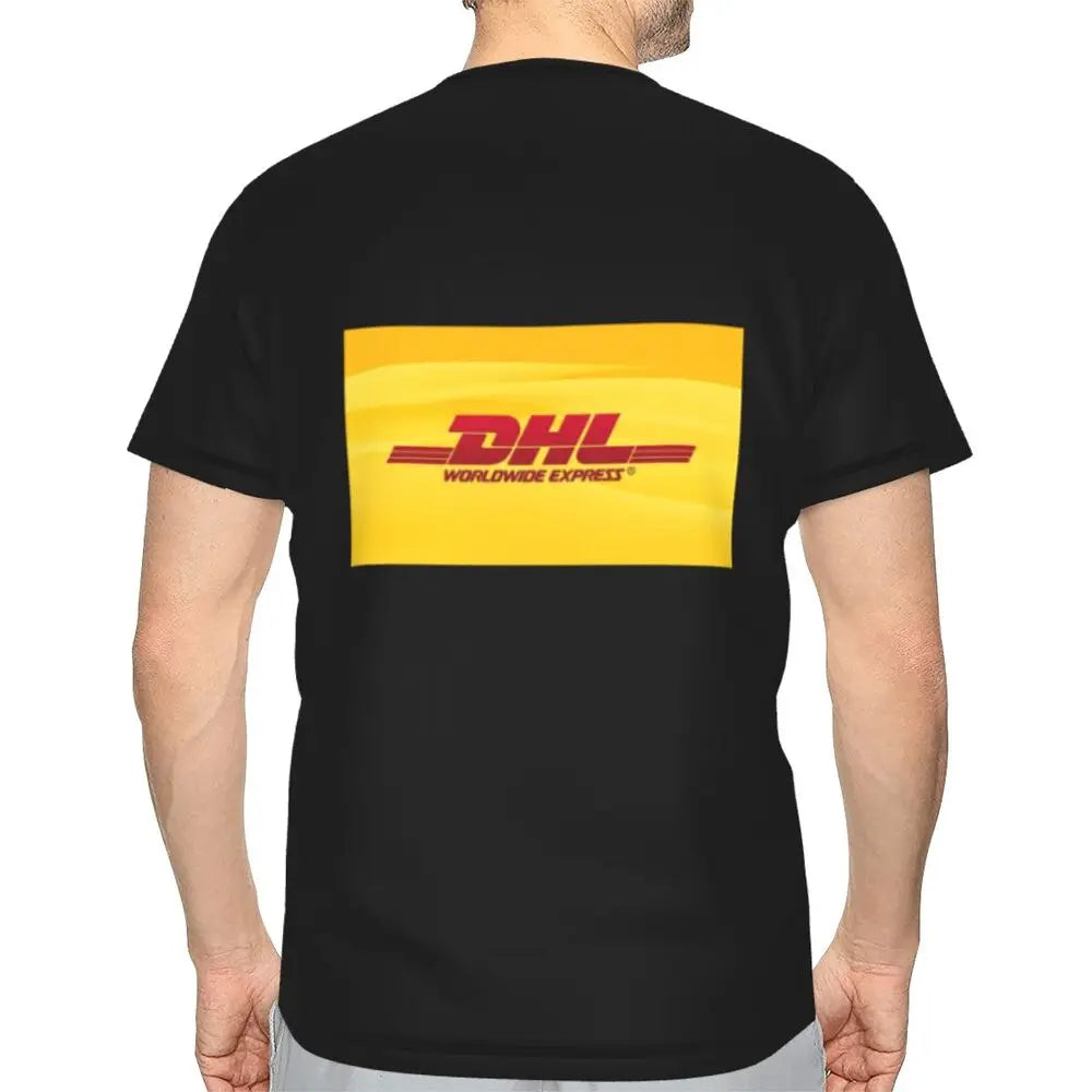 Global Express DHL T-Shirt for Men Cotton T Shirts Men's Tees Short Round Neck Summer Clothes Tops