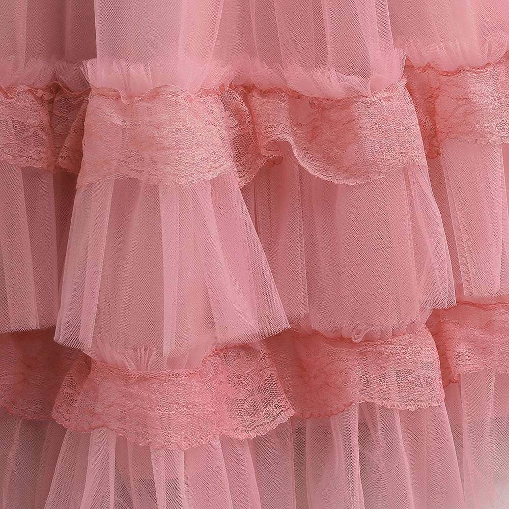 Summer Flower Bridesmaid Girls Dress Elegant Wedding Princess Party Kids Dresses For Girl Gala Bow Birthday Evening Prom Costume