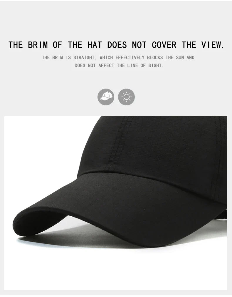 Summer New Ponytail Quick-Drying Sunscreen Hat Fisherman Hat Women Shade Cap Uv Protection Soft Top Hat