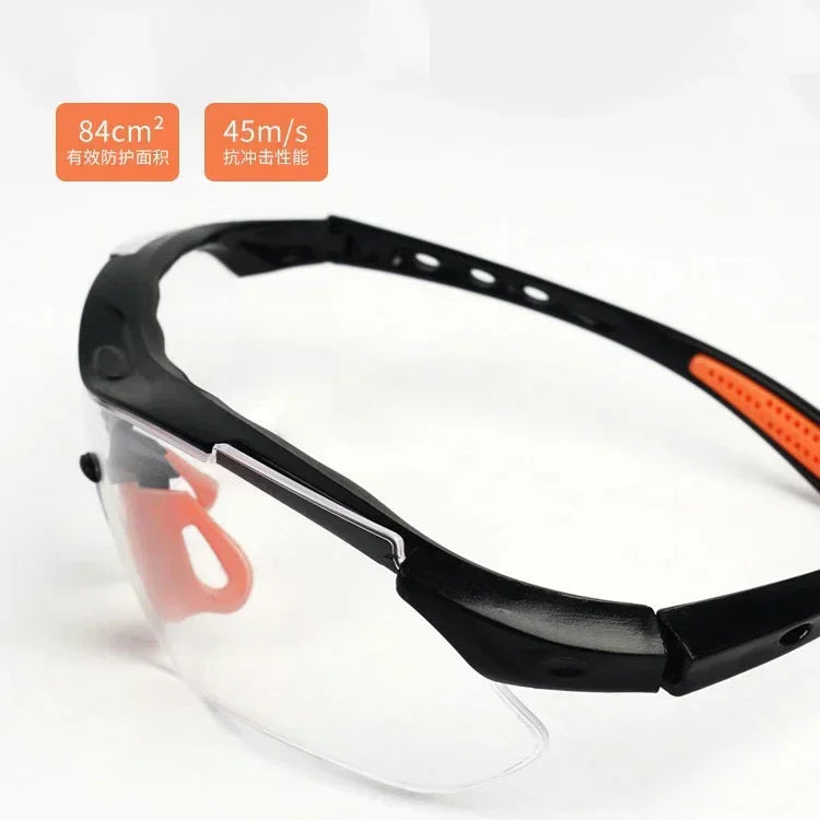 1/6PCS Safety Goggles Eye Glasses for Cycling Working Women Men Clear Eye Sand Prevention Anti-Splash Wind Dust Proof Eyewears