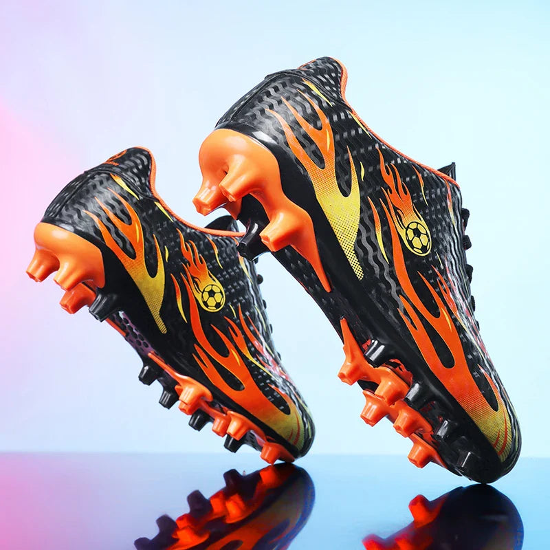 New Kid Match Boys Professional Football Boots Sneakers Soccer Shoes Comfortable Outdoor Match Non-Slip Sports Shoes Unisex