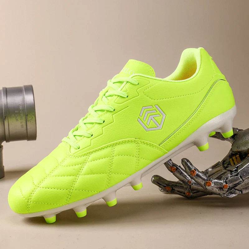 New Men Football Boots Grass Breathable Match Outdoor Sport Soccer Shoes Cleats Long Spikes Comfortable Training Boys Non Slip