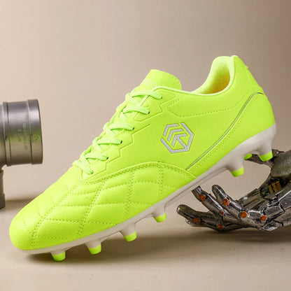 New Men Football Boots Grass Breathable Match Outdoor Sport Soccer Shoes Cleats Long Spikes Comfortable Training Boys Non Slip