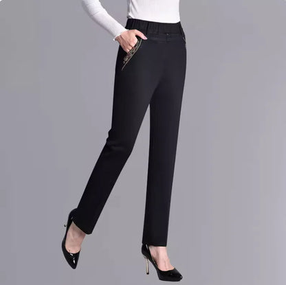 Elastic Jeans Summer Thin Large Loose Straight Denim Pants
