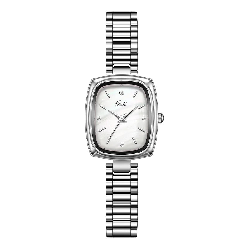 Bracelet Watch Retro TV niche high-end Gold Watches steel strip Waterproof Small Dial Women's Fashion Quartz Clock Wristwatches