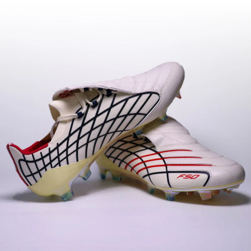 High Quality Mens Soccer Shoes F50 Training Non-Slip Turf Soccer Cleats Boys TF/FG Football Sneakers Chuteira Campo 39-45