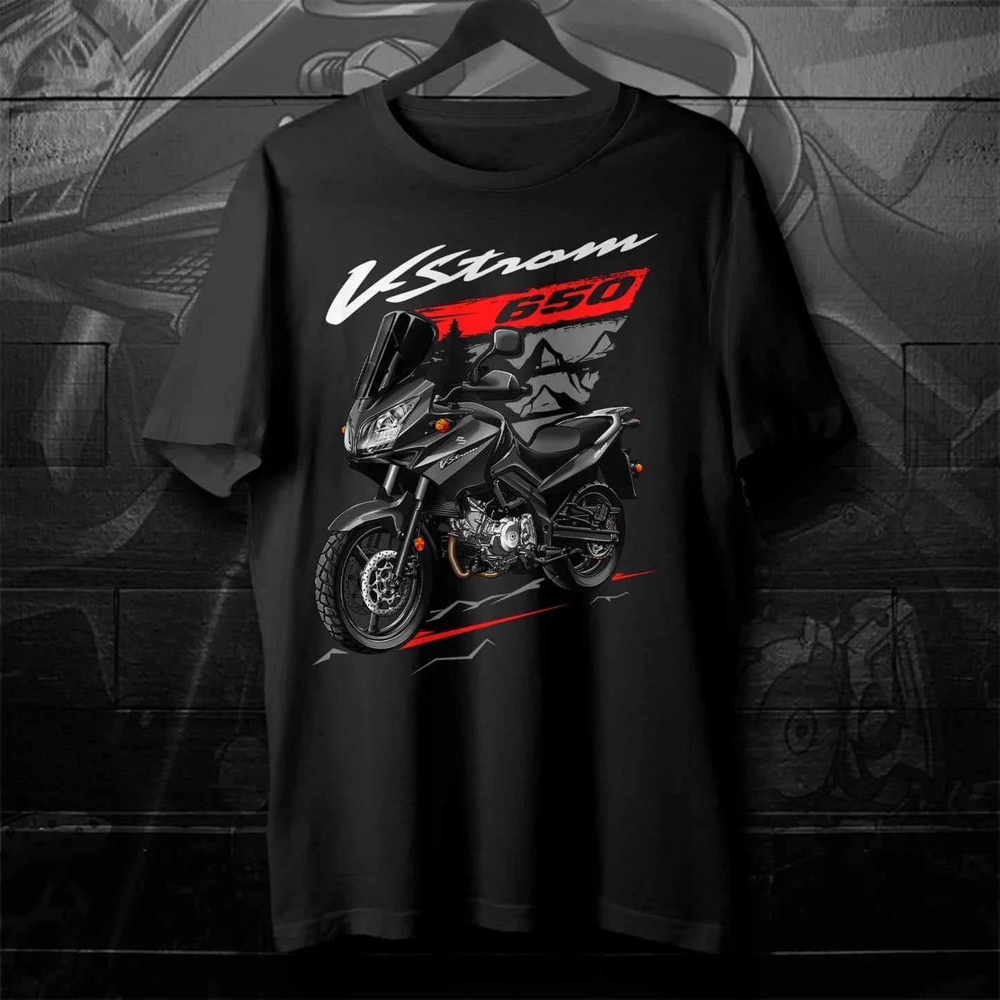 Classic Japanese 2004-2011 Models V-Strom 650 Motorcycle T-Shirt 100% Cotton O-Neck Short Sleeve Summer Casual Mens T-shirt