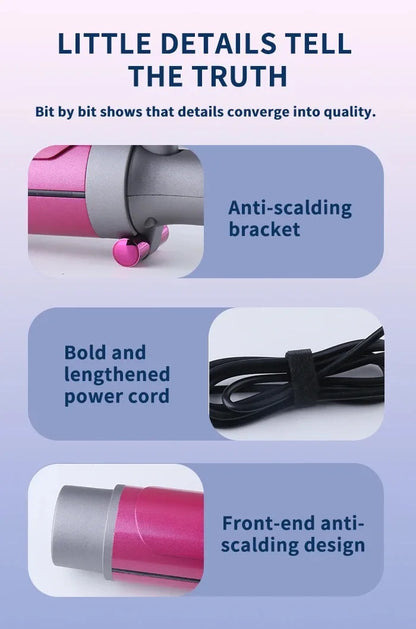Large Barrel Curling Iron Professional Hair Wand Tool for Stylists Hair Curler for Tight Curls or Loose Waves Long-Lasting