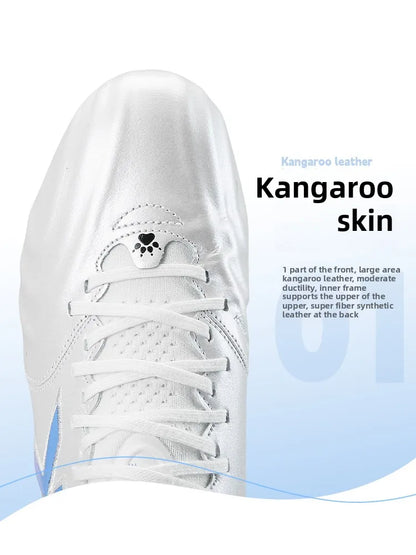 Professional Match Football Shoes Kangaroo Leather Fg Anti Slip Football Boots Ag Daily Training Indoor Football Shoes