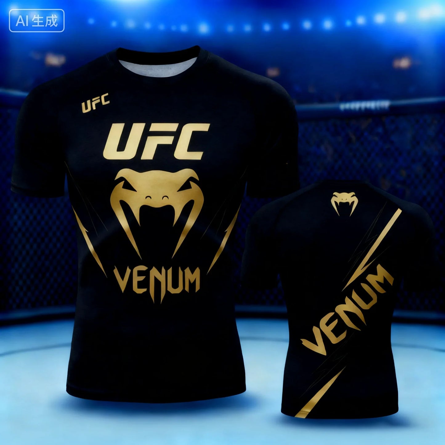 Fashion Gym T-shirt Man Boxing Fighting Competition Training Sports T Shirts Casual O-neck Short Sleeve Tops Summer Loose Tees