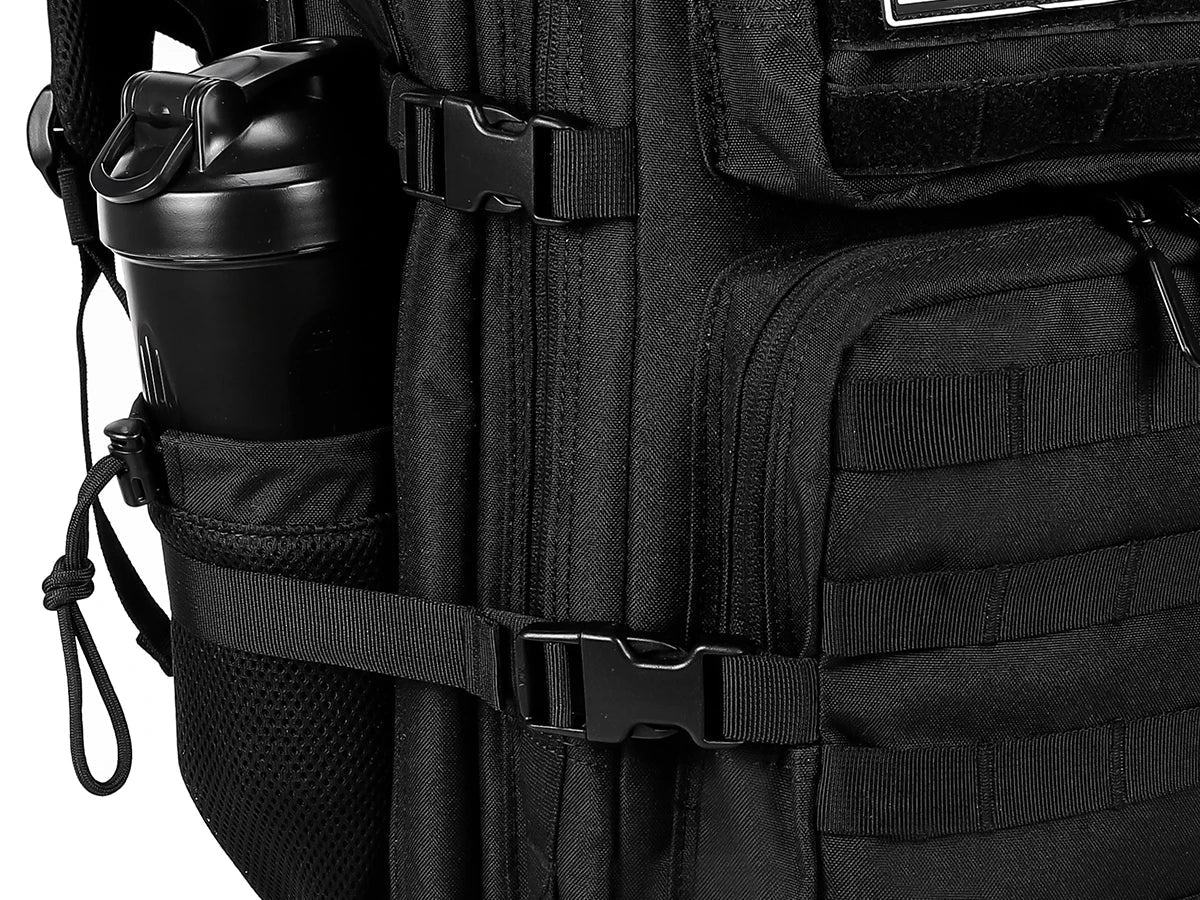 45L/35L/25L Tactical Backpack for Men and Women Waterproof Athlete Gym Outdoor Bag Travel Hiking Rucksack with Bottle Holder