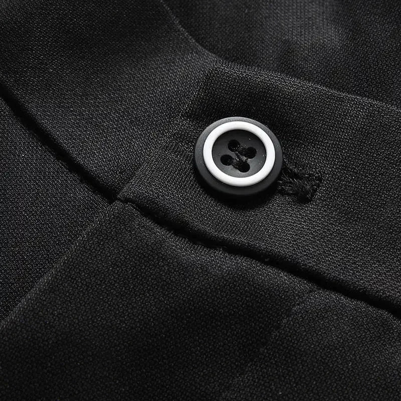 Men‘s Suit Pants Business Office Male Dress Pants Elastic Wrinkle Resistant Big Size Classic Casual Trousers Black Navy Blue