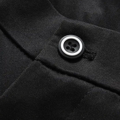 Men‘s Suit Pants Business Office Male Dress Pants Elastic Wrinkle Resistant Big Size Classic Casual Trousers Black Navy Blue