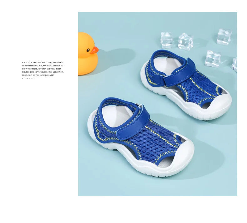 Summer Kids Barefoot Shoes Boys Sandals Beach Water Sneaker Lightweight Breathable Casual Walking Sandals Sandals for Toddler