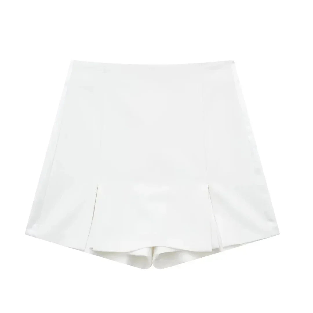 Summer Women Elegant White Top Front Button Corset Tube Top Strapless Sleeveless 2024 Fashion Y2k Female Chic Top