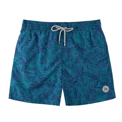Beach Men's Swim Shorts Flower 3D Printed Surfing Board Shorts Quick Dry with Mesh Lining and Pockets Struck Shorts