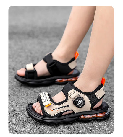 Summer New Air Cushion Sandals Children's Sports and Leisure Shoes Teenagers and Children Outdoor Water Beach Quick Drying Shoes