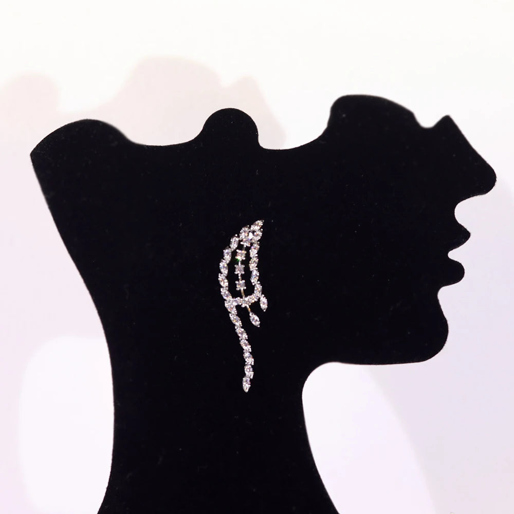 Elegant African Bridal Jewelry Set Cubic Zirconia Party Accessories 2pcs Necklace Set for Women X0546