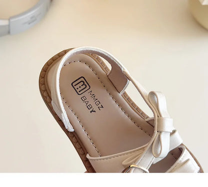 Bow-knot Girls Sandals Fashion Princess Classic Baby Girl Kids Summer Sandals Hot Sale Leisure Children Sweet Shoes Child I03072