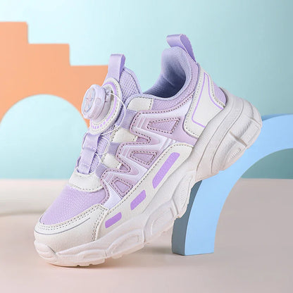 Spring and autumn children's shoes girls' school students leisure sports running shoes basketball children outdoor tennis shoes