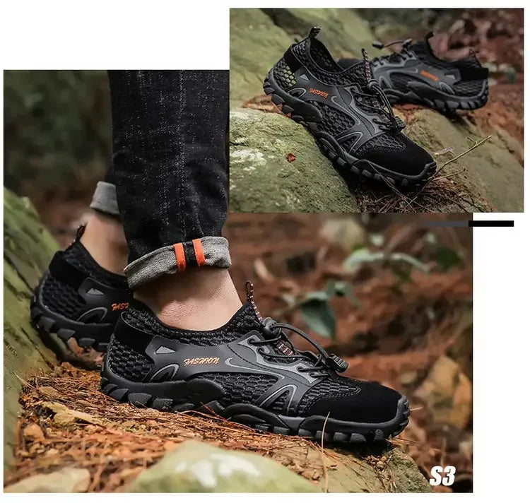 Wear-resistant Shoes for Men Hiking Shoes Jogging Trekking Sneakers Fast Zapatos Outdoor Hombre Invierno Outdoor Anti-slip