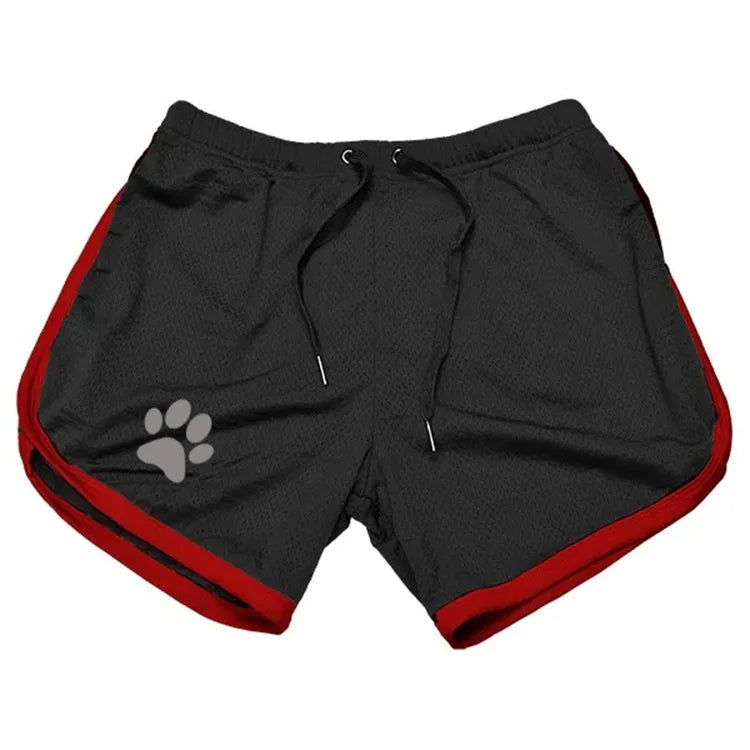 Summer fitness shorts Loose running shorts Men's jogging sports Breathable mesh shorts Thin trend men's three-quarter pants