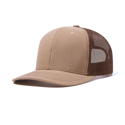 Summer Men's And Women's Mesh Breathable Baseball Cap, Low Cut Unstructured Baseball Cap, Adjustable