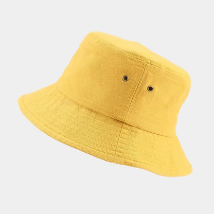 Fluorescent Green Bucket Hat Four Seasons Candy Color Personalized Street Dance Fashion Style Women's and Men's Fisherman Hat