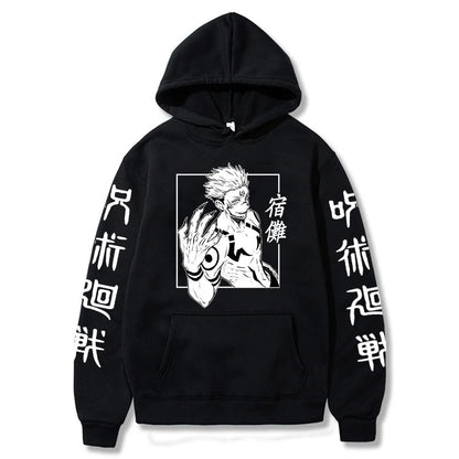 Jujutsu Kaisen Anime Ryomen Sukuna  Clothes Hooded Sweatshirts Cosplay Streetwear Hoodie Tops Birthday Gifts