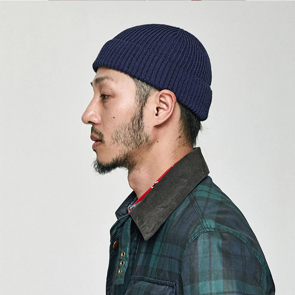 Winter Warm Beanies Casual Short Thread Hip Hop Hat Adult Men  Female Wool