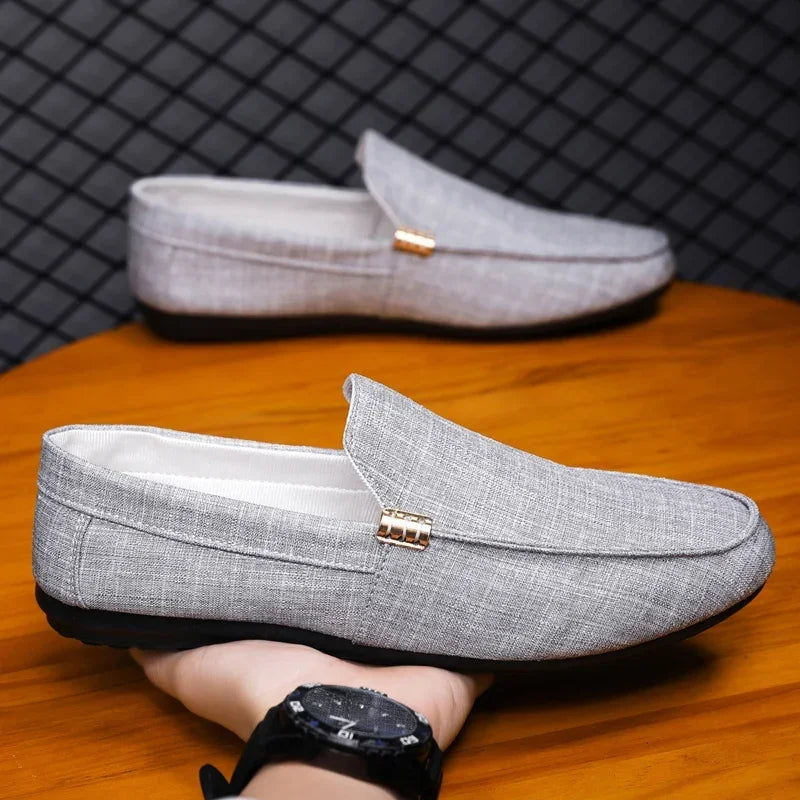 Fashion Men Casual Shoes Luxury Brand Men Loafers Breathable Comfort Slip-on Mens Driving Shoes lightweight Lazy Shoes Moccasins