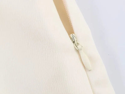 Summer Women Elegant Satin Silk Lace Fringe Mini Skirt High Waist Slim Anti-light Safety Bottoming Half Slip Underskirt 3 Colors