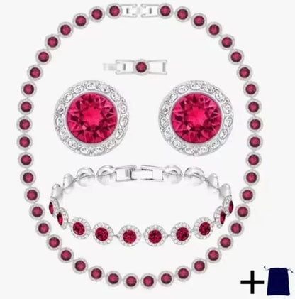 2025 EU high quality jewelry set exquisite luxury wedding jewelry simple and elegant jewelry set