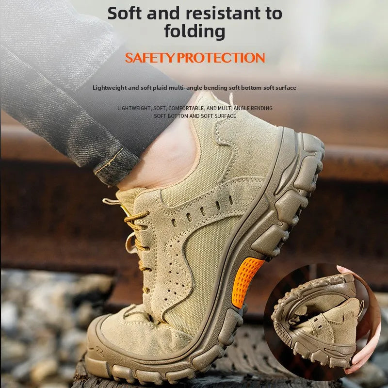Anti-smashing Anti-piercing Light Work Just Baotou Men's Protective Electric Welding Labor Insurance Shoes