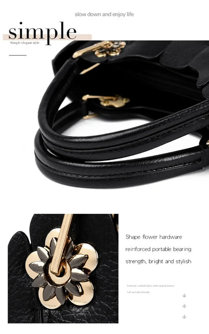 Genuine Brand Fashion Luxury High Quality 3 Layers Leather Handbag Women 2024 Crossbody Bags for Women Lady Large Capacity 2024