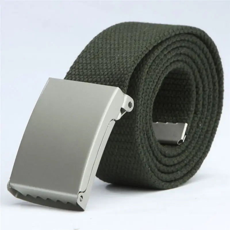 Men's Belt Fashion New Unisex Trousers Belt Women's Belt Canvas Belt Breathable Outdoor Tactical For Jeans Adjustable Waist Belt