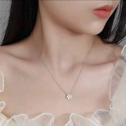 Flower GRA Certified Full 1.5/2.5/3mm D Color Moissanite Bracelet for Woman Men Silver 925 Diamond Hand Link Bracelets Gift