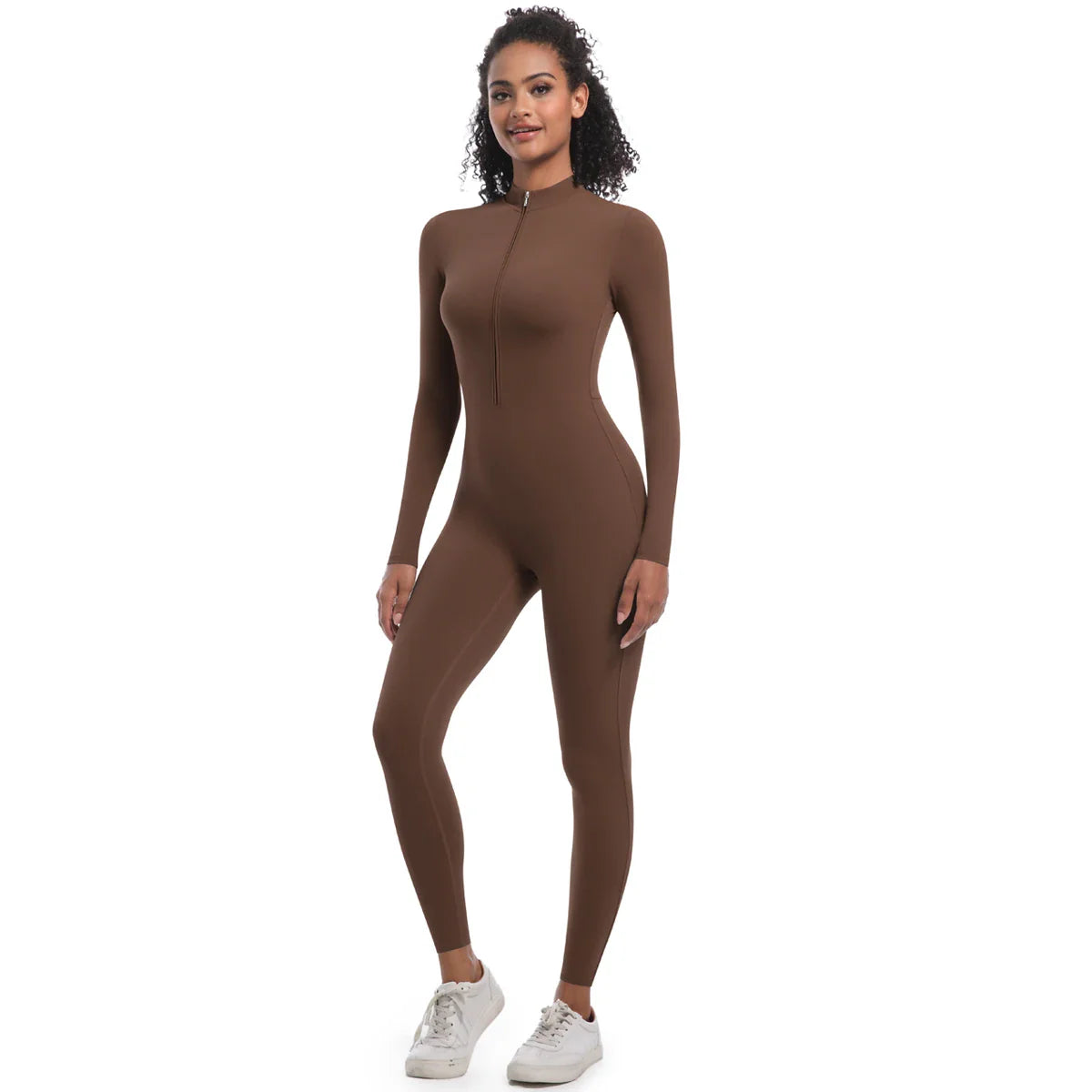 Women's Jumpsuit Women's Sports Shapewear Seamless Slim Fit Long Sleeve Sports Bodysuit  Fitness Sports Bodysuit Yoga Suit