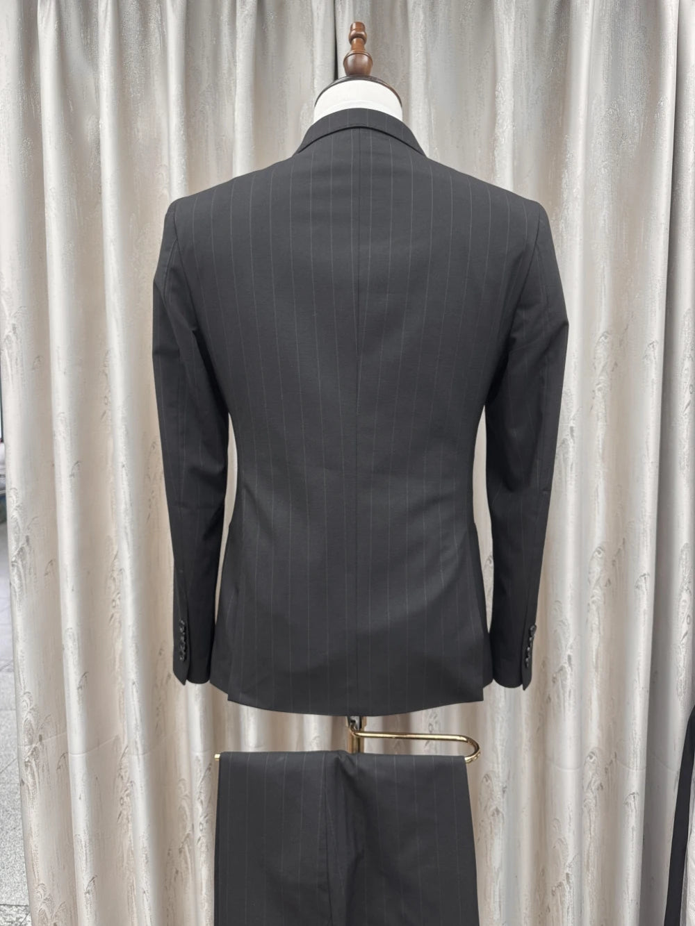 2026 New Striped Suit Set 2 Pieces For Men Wedding Groom Sets S-3XL Handsome Elegant Men's Double Breasted Suits Party Prom Wear