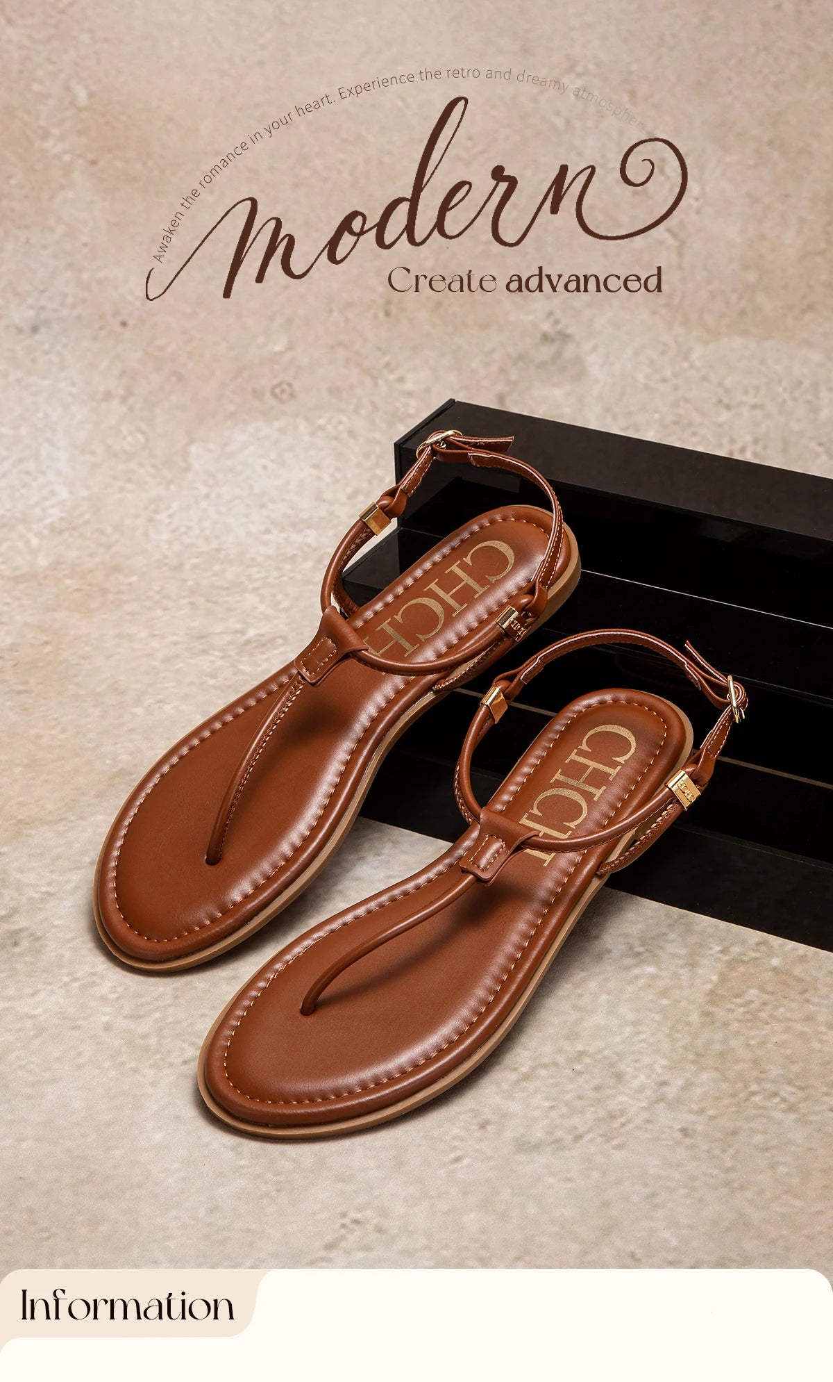 Season's New Fashionable Comfortable Women's Sandals Solid Colour Design Simple Hundred Hitched Strappy Women's Flat Shoes