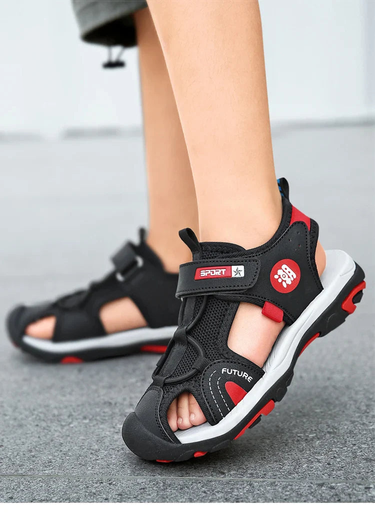 Children's Sandals Boys Girls Breathable Summer Sport for Outdoor Beach Shoes Anti-collision Comfortable Walking Sandalies