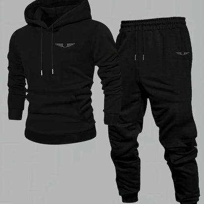 Hooded sweatshirt for men trendy American streetwear style long-sleeved top for men 2025 new autumn stylemen's clothing