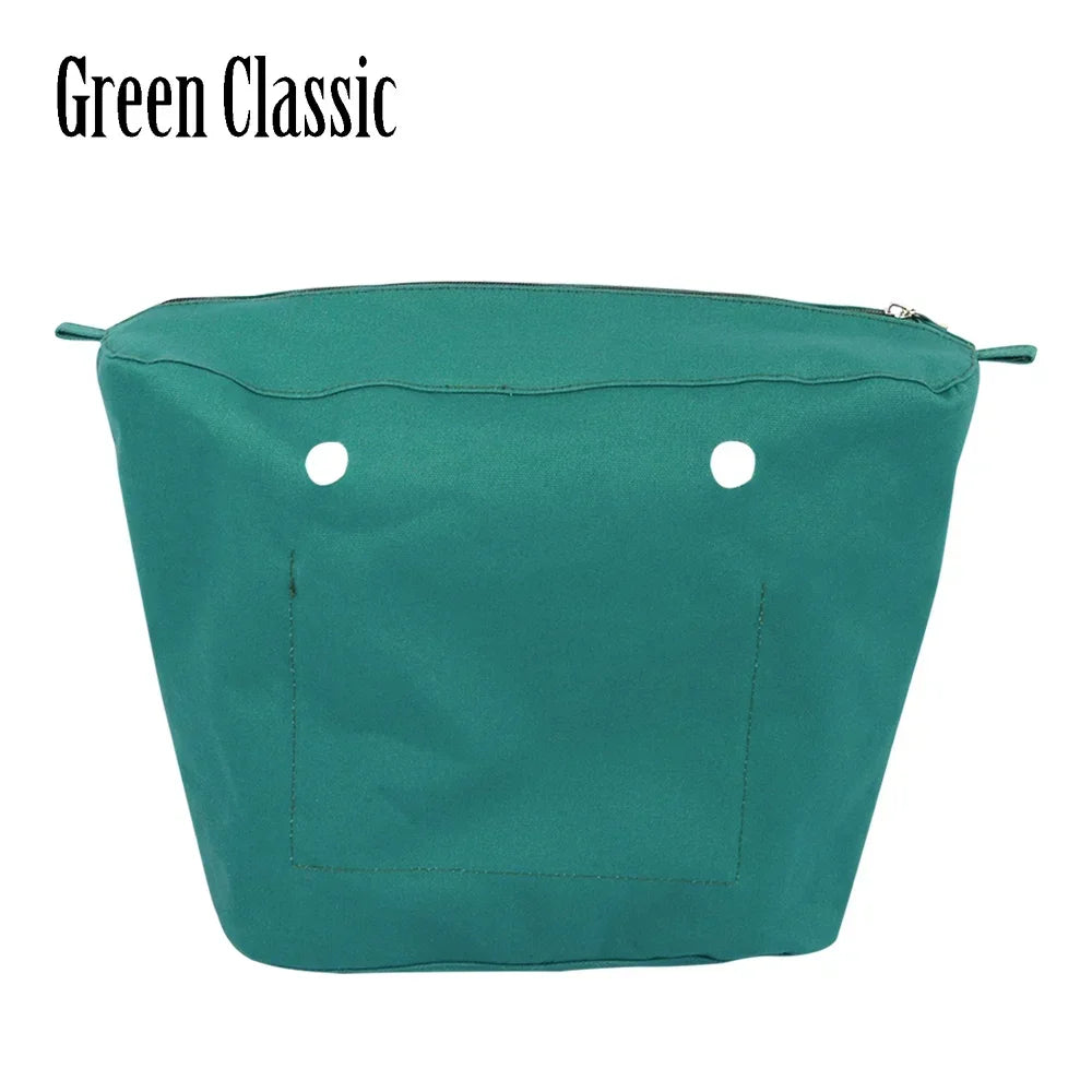 New Waterproof Inner Bag Organizer Insert Zipper Pocket for Classic Mini Obag Canvas Material for O Bag