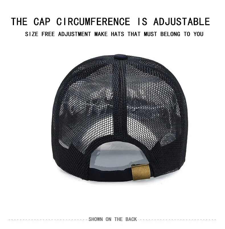 Summer Men Hat Openwork Brim Breathable Mesh Cap Outdoor Sports Sunscreen Baseball Women Sunhat