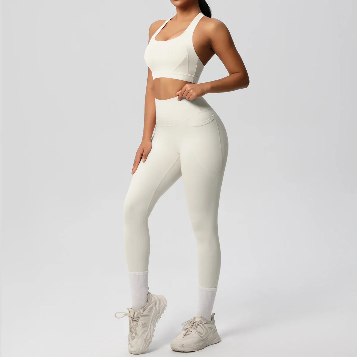 Yoga Suit Sports Set Womens Sportswear Sports women's yoga bra  Tummy Control Slimming Booty Leggings Women's tracksuit