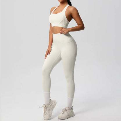 Yoga Suit Sports Set Womens Sportswear Sports women's yoga bra  Tummy Control Slimming Booty Leggings Women's tracksuit
