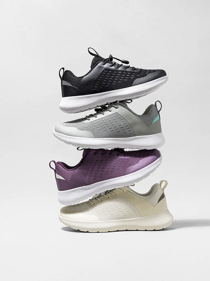 Wide Toe Running Shoes for Men Women Elastic Band Non Slip Sneakers Comfortable Walking Shoes