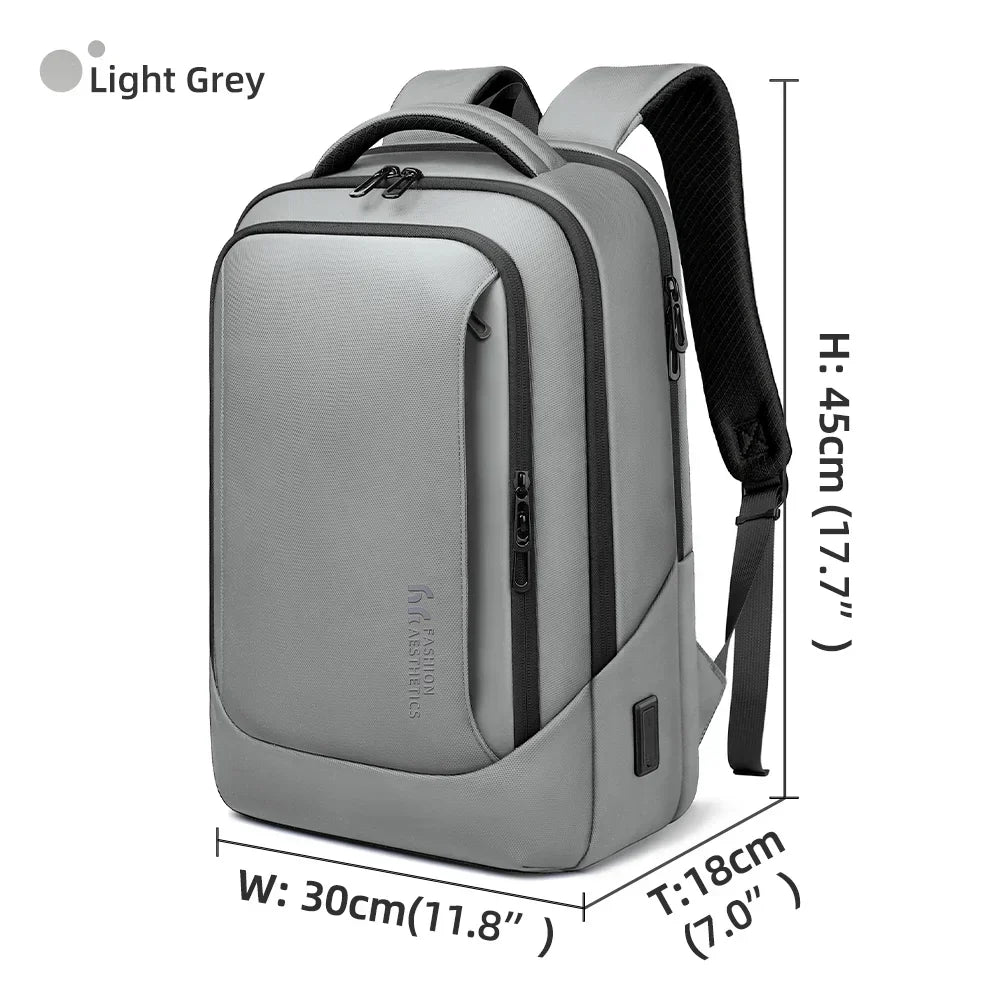 Multifunctional Men's Backpack 15.6" Laptop Backpack Waterproof Large Capacity Work Travel Backpack with USB Port