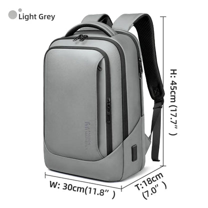 Multifunctional Men's Backpack 15.6" Laptop Backpack Waterproof Large Capacity Work Travel Backpack with USB Port