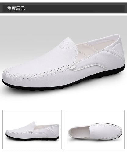 2025 shoes men's lazy one-pedal spot solid color men's shoes summer men shoes British cross-border large-size casual